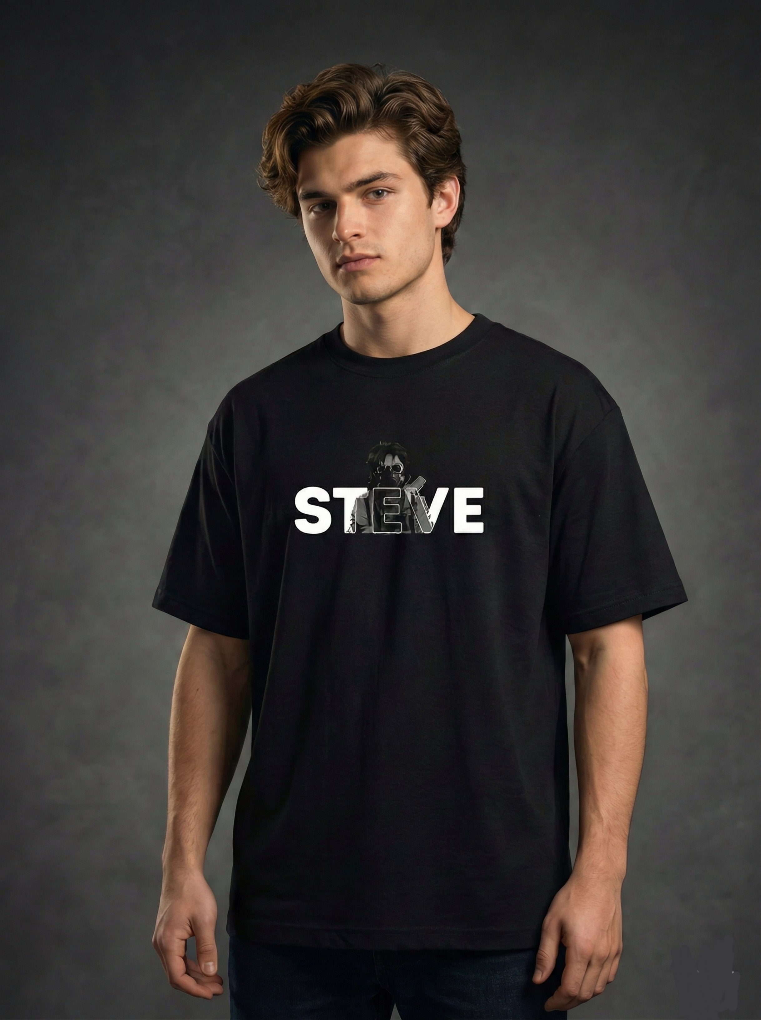 Steve Harrington Graphic Oversized T-shirt