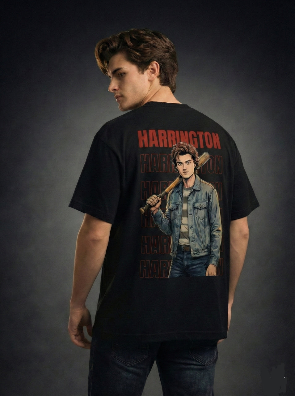 Steve Harrington Graphic Oversized T-shirt